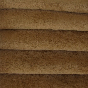 Viscose Fabric VIS1, 6 mm, 1/4 yard (Fat) in Intercal&#39;s Color 151S-Tuscan Chestnut German Viscose Teddy Bear Fabric Handmade Dolls Art Craft