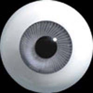 SALE Standard Doll eye - 1 pair - Color Light Grey -20 mm High Quality Glass Doll Eye