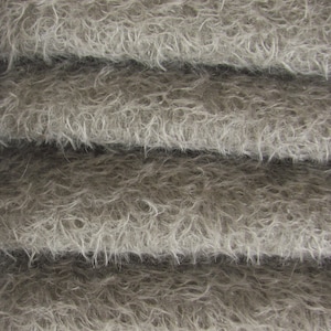 Mohair 1/2&quot; (12 mm) 300S/CM 1/4 yard (Fat) in Intercal&#39;s Color 913S-Pewter German Mohair Fur Fabric for Teddy Bear Doll Making Arts & Crafts