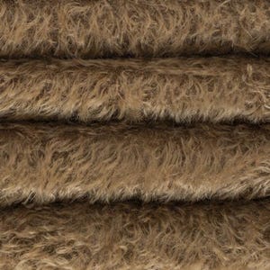 Mohair 1/2&quot; (12mm) 300H 1/4 yard (Fat) in Intercal&#39;s Color 151S-Tuscan Chestnut. German Mohair Fur Fabric for Teddy Bear Making Art & Crafts