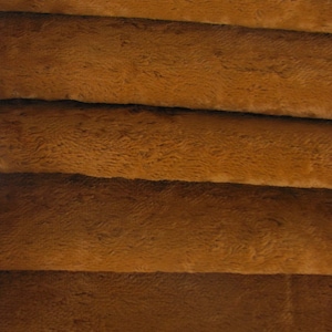 Viscose Fabric 6mm VIS1 - 1/6 yard (Fat) in Intercal&#39;s Color 167S-Redhead. German Viscose Fur Fabric for Handmade Teddy Bear Dolls