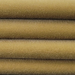 Mohair Fabric 600S, 5 mm, 1/6 yard (Fat) in Color 202S-Vintage Gold German Mohair Furry Fabric for Teddy Bear Doll Making Arts & Crafts