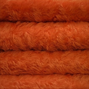 MOHAIR FABRIC 3/4&quot; (20 mm) 785S/C 1/6 yard (Fat) in Color 812S-Sweet Potato. A German Mohair Fur Fabric for Teddy Bear Making, Arts & Crafts