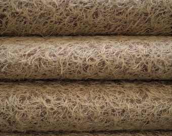 Mohair Fabric 300S/CM - 1/4 yard (Fat) in Intercal's Color 5927D-Golden w/Dark Back German Mohair Fur Fabric for Teddy Bear Doll Making Art