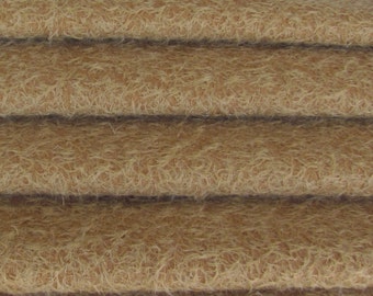 Mohair 300S/CM, 1/2" (12 mm), 1/4 yard (Fat) in Color 340S-Honey Tan. A German Mohair Fur Fabric for Teddy Bear Doll Making, Arts & Crafts