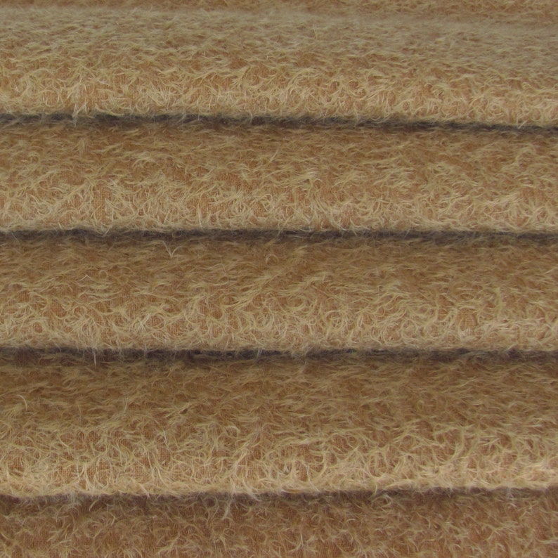 Mohair-13 yard in Intercal/'s Color 340S-Honey Tan A German Mohair Fur Fabric for Teddy Bear Making Quality 300SCM Arts /& Crafts