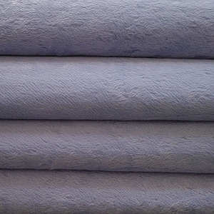 6mm German Viscose Teddy Bear Fabric VIS1 - Viscose -1/6 yard (Fat) in Intercal&#39;s Color 108S-Periwinkle Handmade Teddy Bears, Dolls & Crafts