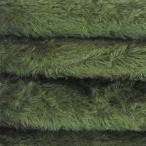 Mohair 1/2&quot; - 12 mm 300S/C  - 1/6 yard (Fat) Color 239S-Forest Green German Teddy Bear Mohair Fabric Handmade Teddy Bears Dolls Art & Crafts