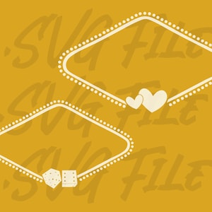 SVG | Sinal de pacote Vegas Strip Fun Bachelor Wedding Bachelorette Gamble Money Jackpot Casino Férias Festa de luzes de aniversário | 2 arquivos