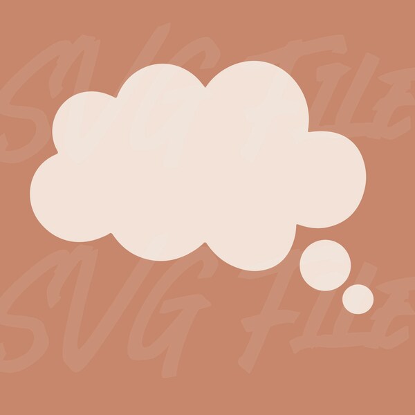 Funny Thought Bubble - Etsy