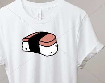 SVG File in color | Musubi Love Food Foodie Nori Rice Ball Seaweed Onigiri Sushi Hawaii Island Islands Fast Food | 1 File