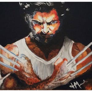 Wolverine - acrylic painting fanart print