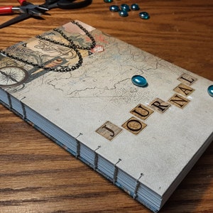 Hardcover blank journal - 160 pages - Journey