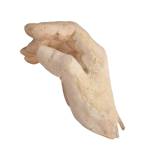 Side sculpture, porcelan sculpture, Porcelain hand, Handmade - The Hand-7,1 x 3,2 x 2,8 in, Ceramic hand, Hand, Gift for lover