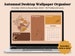 2022-2023 Autumnal Desktop Organiser Calendar | Wallpaper Calendar | Mac PC Custom Folders & Icons | Aesthetic Wallpaper | Fall Autumn Theme 
