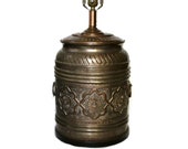 Frederick Cooper Design Hand Hammered Copper Canister Accent Lamp RARE