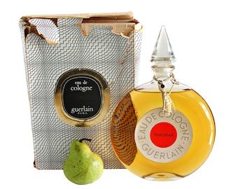Oversized  Guerlain Shalimar EDC  Full  RARE Collectible