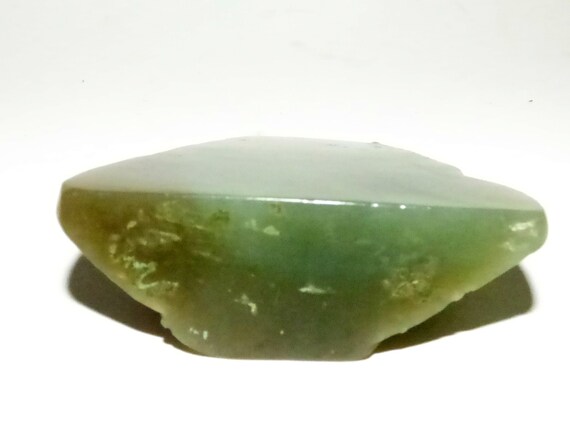 Antique Carved Chinese Green Jade 'phoenix' Boulder Statue