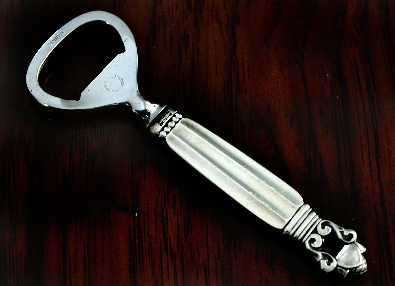 Jensen Sterling Silver Bottle Opener Short Hand 4 Etsy UK