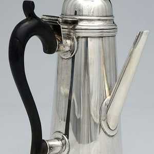 Antique sterling silver coffee pot stieff williamsburg