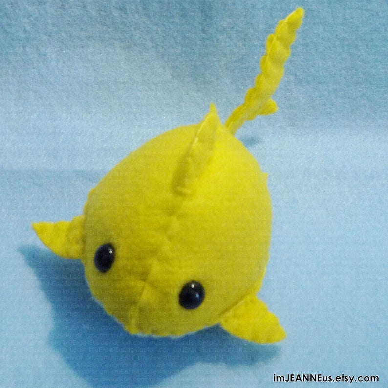 Lemon Shark Plush MADE TO ORDER cute yellow shark kawaii Etsy