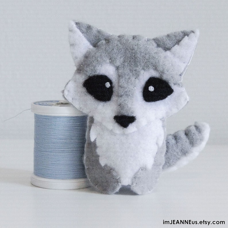 Gray Wolf Plush or Finger Puppet MADE TO ORDER Cute Forest | Etsy