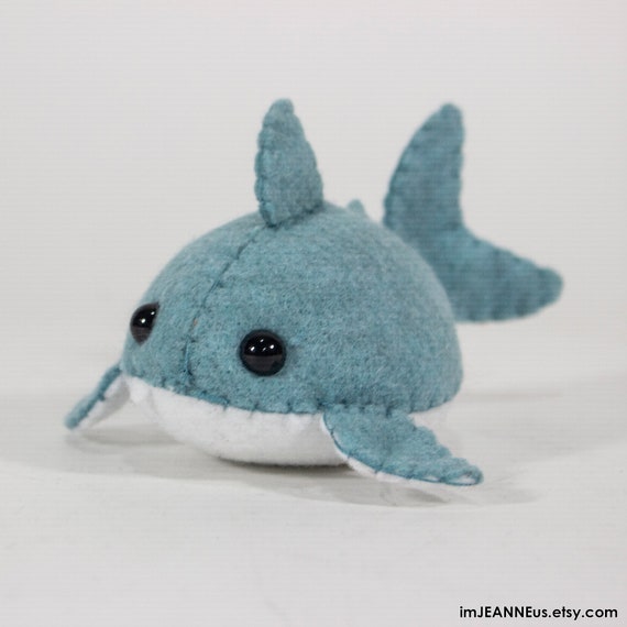 cute shark plush