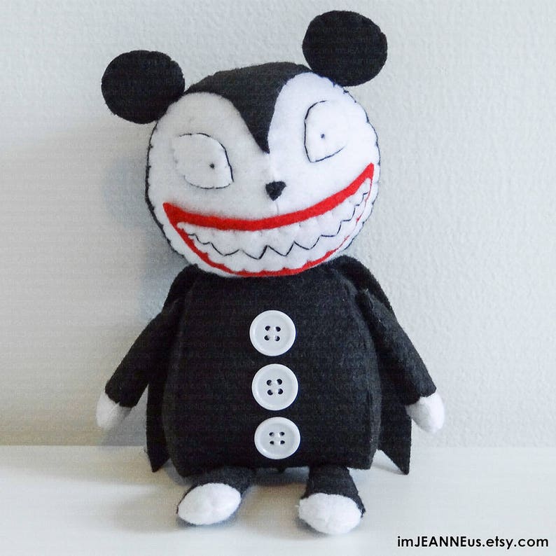 vampire teddy plush