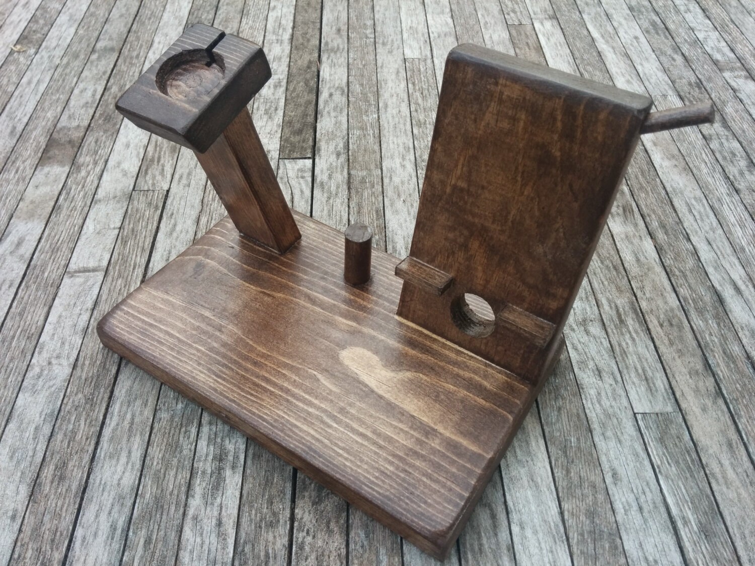 Apple Watch Smartwatch Dock Wooden Organizer Iphone Dock The Gentleman S Bedside Valet 9 1 Apple Watch Edition