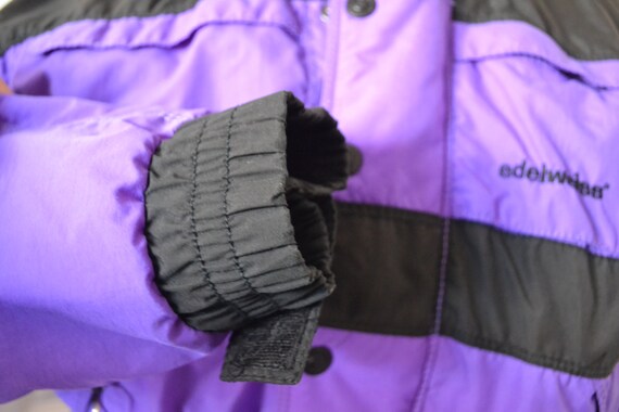 Vintage Edelweiss Purple Ski Suit Size L - image 7