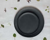 Plates porcelain gray small 19 cm per piece