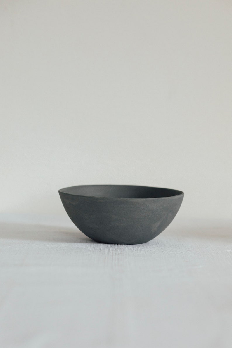 Bowl porcelain gray per piece image 3