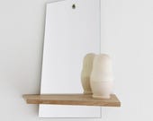 Shelf with mirror