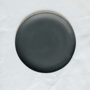 Plates porcelain gray small 19 cm per piece image 4