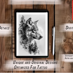 82+ Wolf tattoo designs ideas  for tattooing  ebook  PDF - exceptional photorealism grayscale wolves tattoo designs