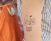 TEMPORARY TATTOO - ride or die