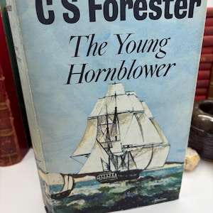 1st UK edition of The Young Hornblower by C S Forester 1964 original unclipped dust jacket Midshipman Hornblower Lieutenant & Atropos