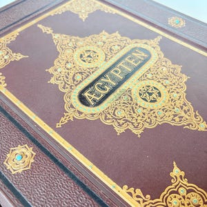 Ebers’ Ägypten in Bild und Wort, First Edition, 2 large folio Volumes wonderful illustrations throughout, gilt edges & elaborate binding