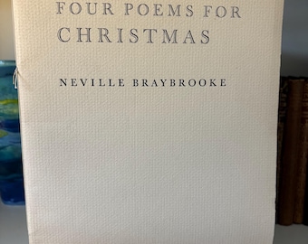 Signed First Edition: Four Poems for Christmas by Neville Braybooke