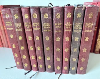 Charles Dickens Complete Works Centennial Edition Book Set With 9