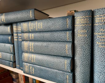 Charles Dickens Vintage Buch: 1970er Jahre Oxford-Leder gebundene Ausgabe