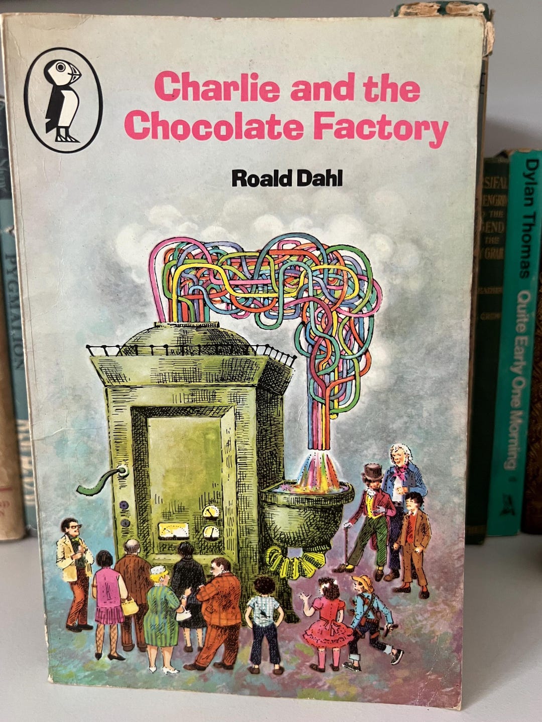 Roald Dahl Charlie and the Chocolate Factory Vintage Puffin Paperback ...