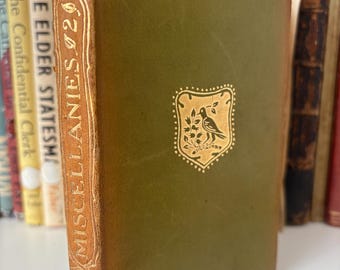 Antique 'Miscellanies' Book: Henry Fielding, 1902 J.M. Dent & Co. Edition