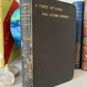1st edition book Chest of Viols signed by the author Frederick Smith 1896 Leather and gilt edges collectable vintage unique antique book