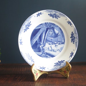 Vintage Plate by Jenny Nystrom Collectible Limited Edition Wall Plate Year 1972 Christmas Wall Hanging Plate Gnome Bell @341-33