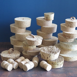 Cork Stoppers, Corks Selected sizes, Lot Cork Stoppers, Large Cork Collection @338-46