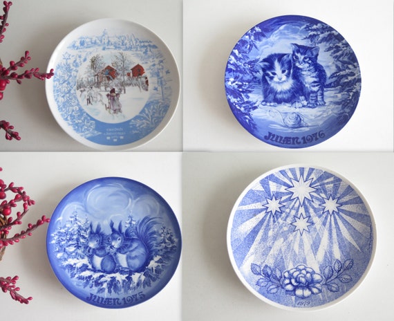 グスタフスベリ スヴェン・ジョンソン作 磁器プレート、ロイヤル