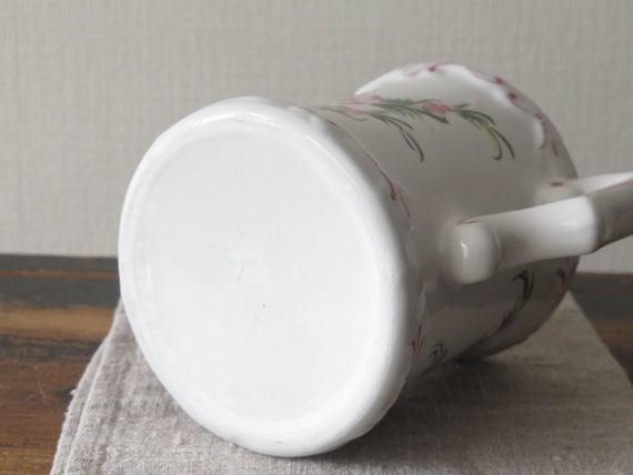 Home & Living Ceramic Watering Can Floral Can Pink Flowers Shabby Country Garden Decor Gardener's Gift Plant Care @240-5 Outdoor & Gardening