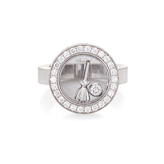 Chopard floating diamond ring discount