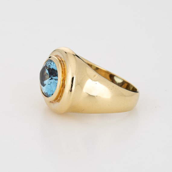 1981 Tiffany & Co Aquamarine Ring Paloma Picasso … - image 4